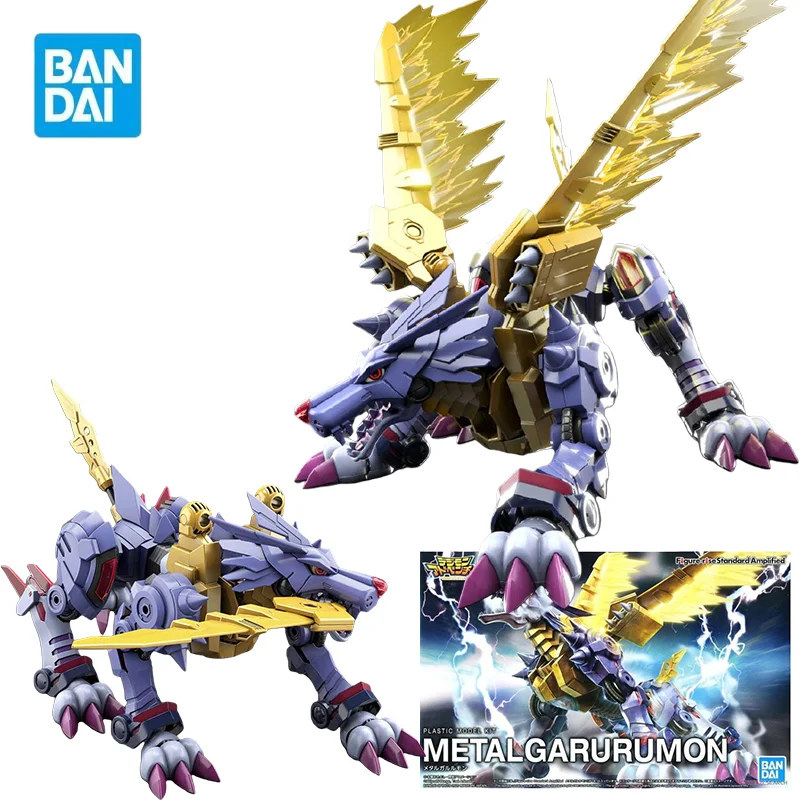 BANDAI Figure-rise Standard Amplified MetalGarurumon Action Figures Digimon Adventure Anime Model Kit Toys for Boys Original Box
BANDAI Figure-rise Standard Amplified MetalGarurumon Action Figures Digimon Adventure Anime Model Kit Toys for Boys Original Box