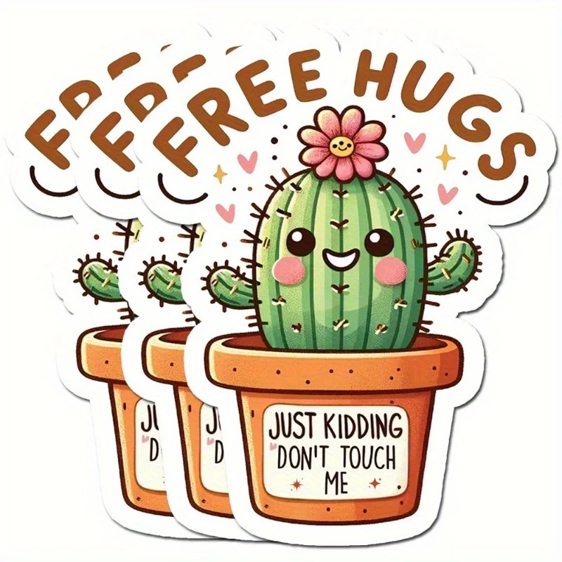 3pcs Funny Cactus Stickers -Free Hugs Just Kidding Don't Touch Me" Vinyl Decals for Laptop,Water Bottle,Car & More,Weatherproof
3pcs Funny Cactus Stickers -Free Hugs Just Kidding Don't Touch Me" Vinyl Decals for Laptop,Water Bottle,Car & More,Weatherproof