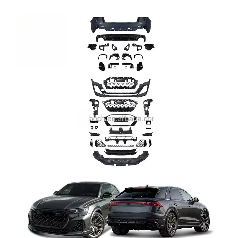 AudiS Q8 SQ8 18-25 RSQ8 style body kit 1:1 copy black warrior front bumper
AudiS Q8 SQ8 18-25 RSQ8 style body kit 1:1 copy black warrior front bumper