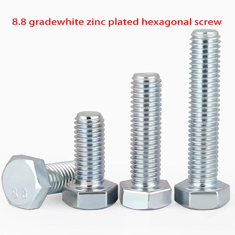 Galvanized Outer Hexagonal Screws 8.8 GradeZinc Outer Hexagonal Bolts High Strength Screws M18 M20 M22 M24 M27M30
Galvanized Outer Hexagonal Screws 8.8 GradeZinc Outer Hexagonal Bolts High Strength Screws M18 M20 M22 M24 M27M30