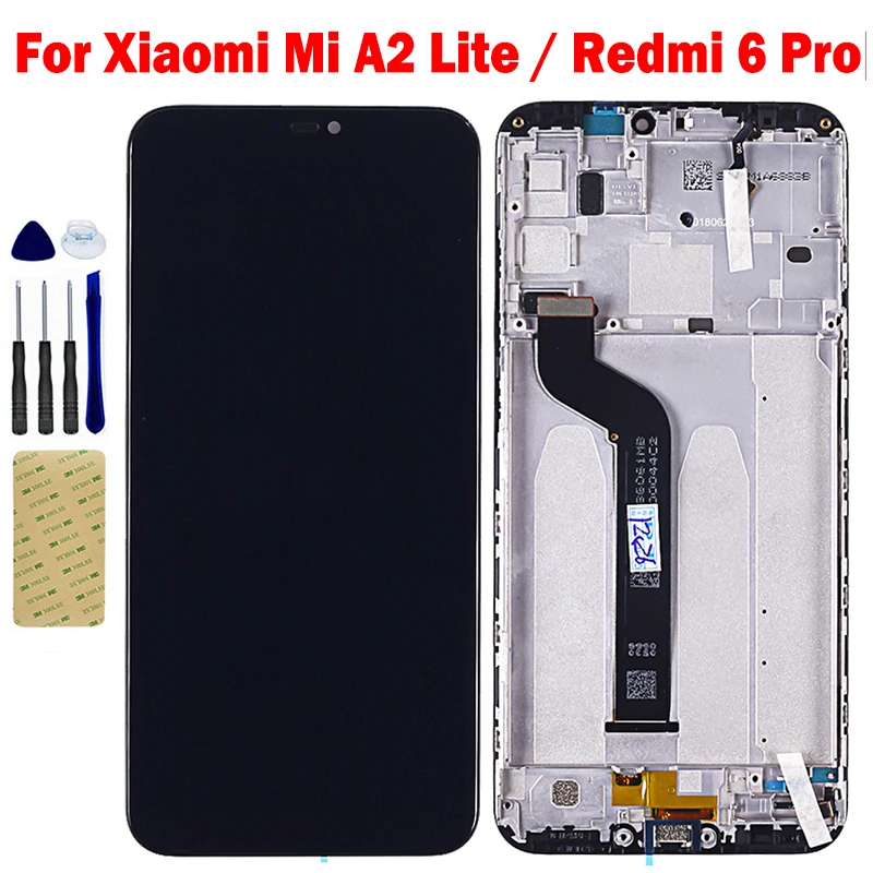 Сенсорный ЖК-дисплей для Xiaomi Mi A2 Lite, сенсорный ЖК-экран для Xiaomi Redmi 6 Pro, модуль монитора, панель, датчик, стекло, дигитайзер в сборе
Сенсорный ЖК-дисплей для Xiaomi Mi A2 Lite, сенсорный ЖК-экран для Xiaomi Redmi 6 Pro, модуль монитора, панель, датчик, стекло, дигитайзер в сборе