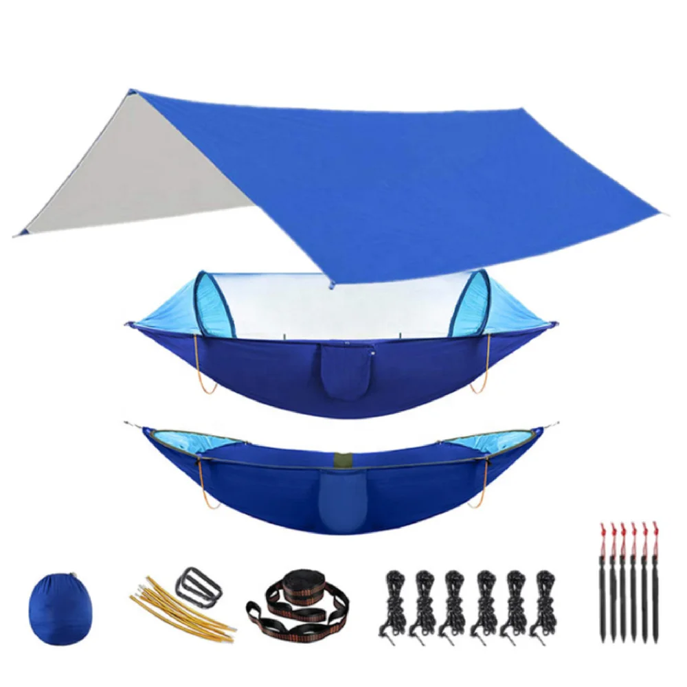 Outdoor Camping Hammock with Mosquito Net and Sun Shelter Tarp Tent Canopies for Outdoor Events
Outdoor Camping Hammock with Mosquito Net and Sun Shelter Tarp Tent Canopies for Outdoor Events
