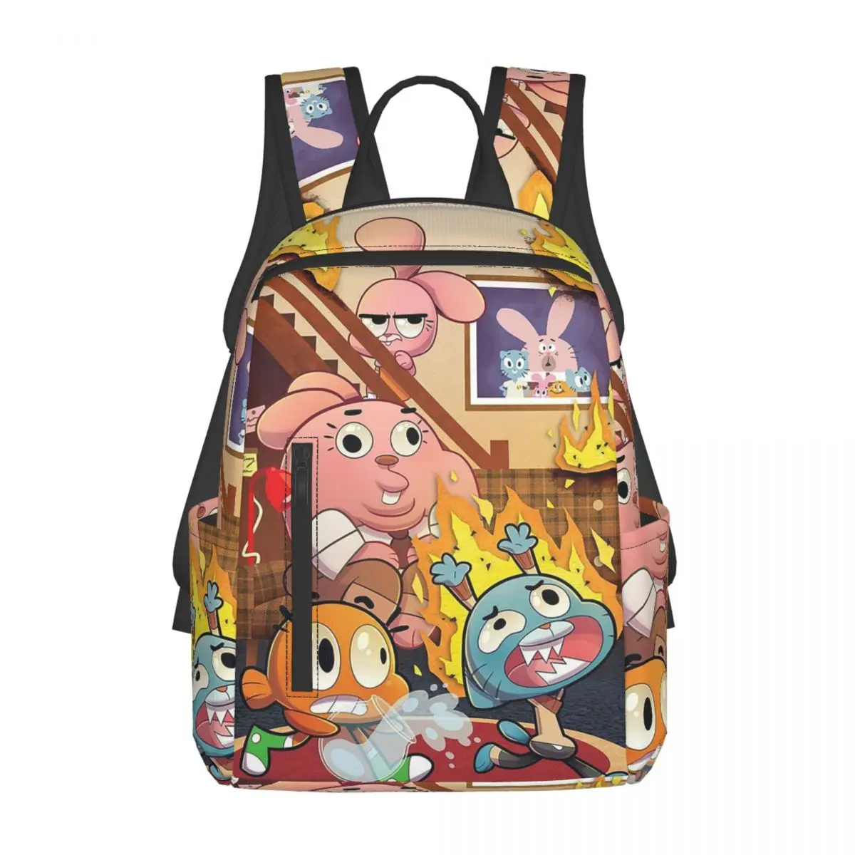 The Amazing World Of Gumball Cartoon Backpack Daypack Large Capacity Boys Girls BookBag School Bag Shoulder Bags for Men Women
The Amazing World Of Gumball Cartoon Backpack Daypack Large Capacity Boys Girls BookBag School Bag Shoulder Bags for Men Women