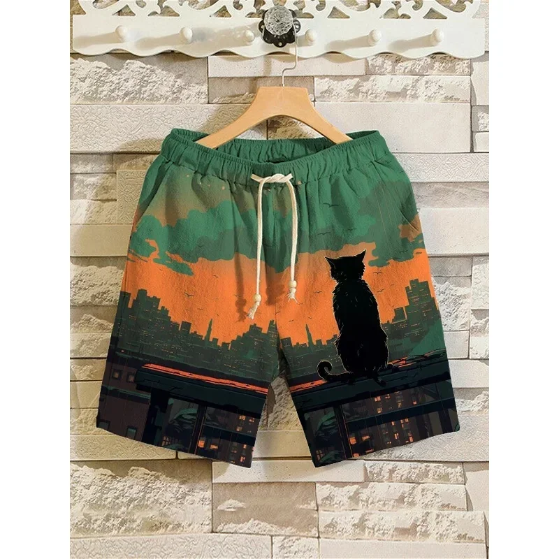 Hot-selling Summer 3D Printed Cat, Frog, Fish and Wolf Shorts, Men's Interesting Animal Pattern Beach Shorts, Summer Casual Brea
Hot-selling Summer 3D Printed Cat, Frog, Fish and Wolf Shorts, Men's Interesting Animal Pattern Beach Shorts, Summer Casual Brea