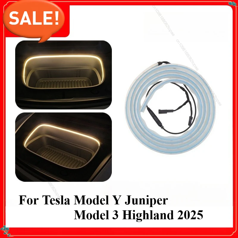 Для Tesla Model Y Juniper Model 3 Highland 2025 передний багажник, светодиодный окружающий объемный светильник, гибкая силиконовая полоса, аксессуары
Для Tesla Model Y Juniper Model 3 Highland 2025 передний багажник, светодиодный окружающий объемный светильник, гибкая силиконовая полоса, аксессуары