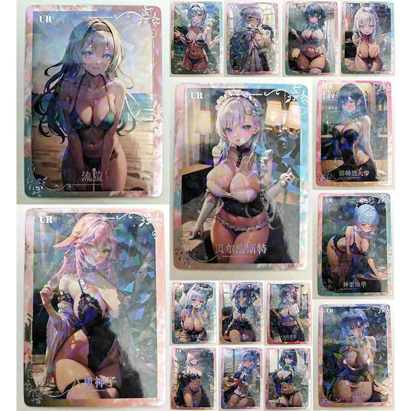Anime Goddess Story UR Series Collection Cards Characters Eula Yae Miko Bronya Firefly Christmas Birthday Gifts Children's Toys
Anime Goddess Story UR Series Collection Cards Characters Eula Yae Miko Bronya Firefly Christmas Birthday Gifts Children's Toys