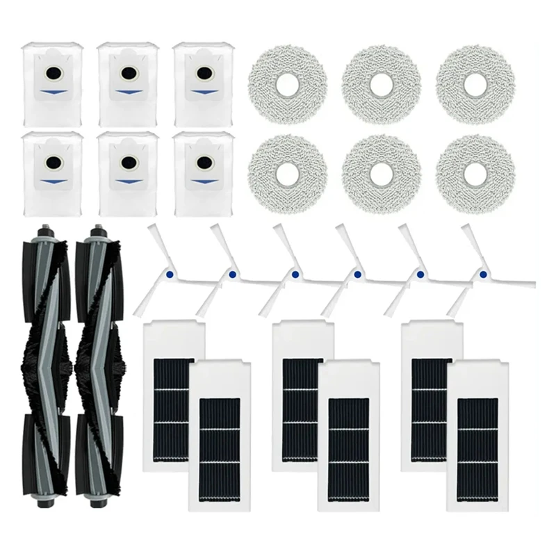 1Set Parts Accessories For Ecovacs Debot X2 Omni, X2 Pro Replacement Spare Parts Main Side Brush Hepa Filter Mop Cloth Dust Bag
1Set Parts Accessories For Ecovacs Debot X2 Omni, X2 Pro Replacement Spare Parts Main Side Brush Hepa Filter Mop Cloth Dust Bag