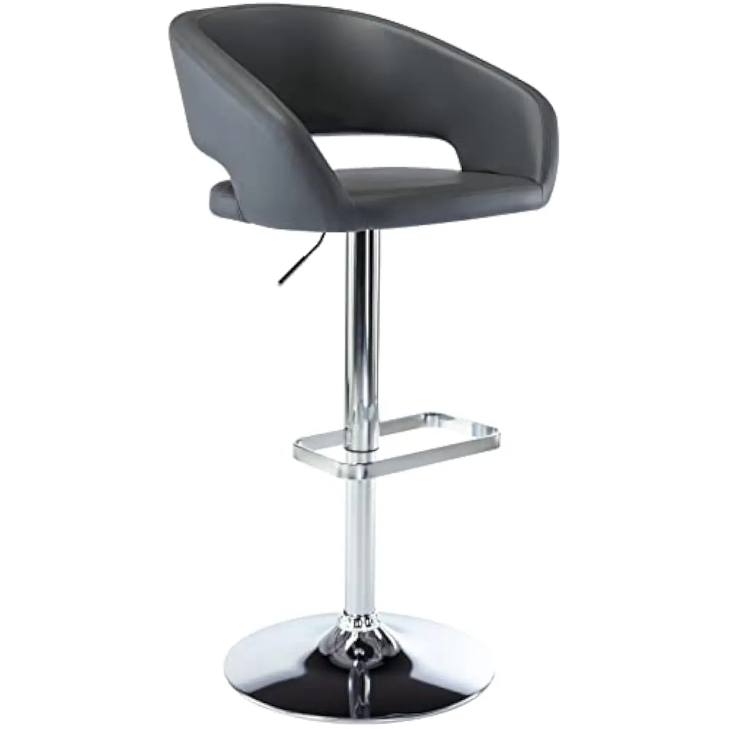 Adjustable Bar Stool with Hollow Back and Arms, Modern PU Leather Swivel Barstool, Airlift Counter Height Bar Chair for Kitche
Adjustable Bar Stool with Hollow Back and Arms, Modern PU Leather Swivel Barstool, Airlift Counter Height Bar Chair for Kitche