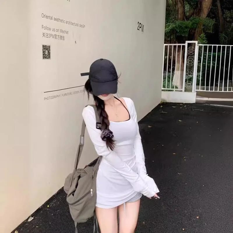 Легкая хлопковая женская футболка-пуловер с длинным рукавом для лета, повседневная, с защитой от солнца, облегающая, стройнящая, сексуальная
Легкая хлопковая женская футболка-пуловер с длинным рукавом для лета, повседневная, с защитой от солнца, облегающая, стройнящая, сексуальная