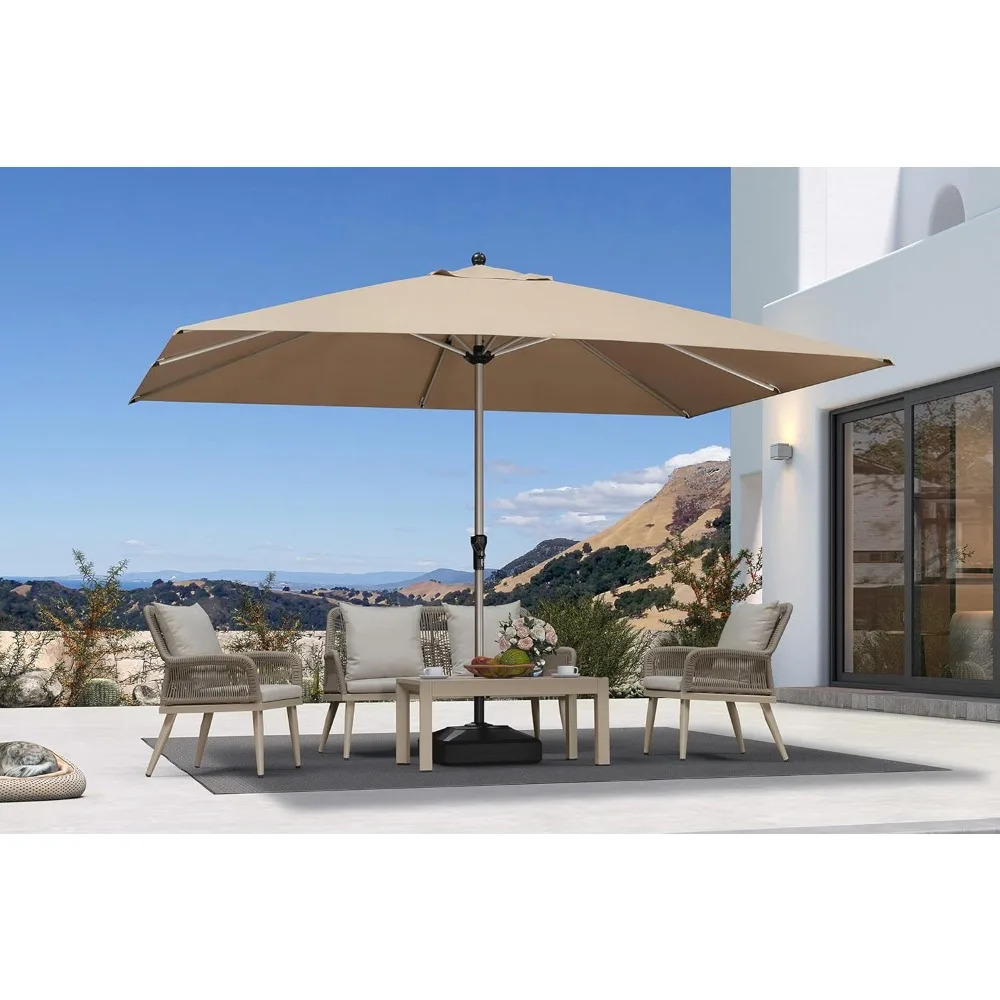 9' x 11' Rectangle Paito Outdoor Umbrella for Patio, Aluminum Table Umbrella for 3 Year Fade Resistant, Sturdy Pool, Customized
9' x 11' Rectangle Paito Outdoor Umbrella for Patio, Aluminum Table Umbrella for 3 Year Fade Resistant, Sturdy Pool, Customized