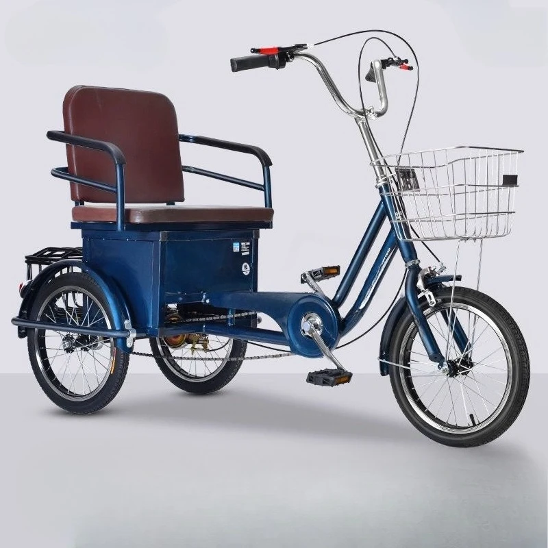 Large seat pedal single ride adult leisure lightweight elderly bicycle small pedal three wheels
Large seat pedal single ride adult leisure lightweight elderly bicycle small pedal three wheels