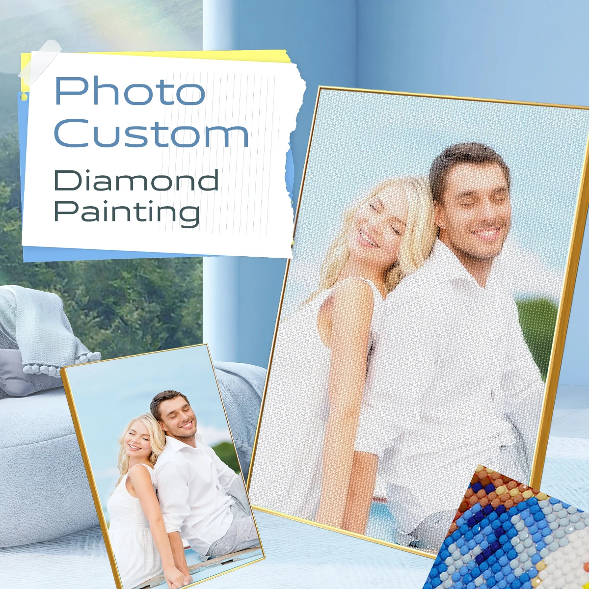 RUOPOTY Diamond Embroidery 5d Diy Photo Custom Pets Personal Portraits Picture Full Round/Square Rhinestone Painting Art Home De
RUOPOTY Diamond Embroidery 5d Diy Photo Custom Pets Personal Portraits Picture Full Round/Square Rhinestone Painting Art Home De