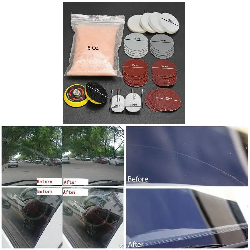 34pcs/Set Deep Scratch Remover Car Glass Polishing Kit Cerium Oxide Powder Sanding Disc Car 34pcs/Set
34pcs/Set Deep Scratch Remover Car Glass Polishing Kit Cerium Oxide Powder Sanding Disc Car 34pcs/Set
