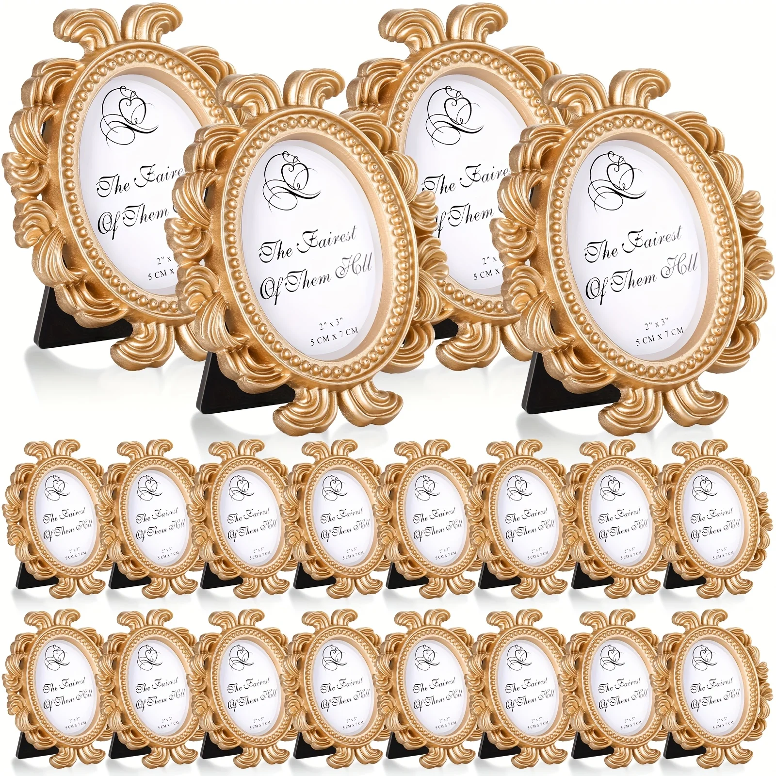 20-Piece Vintage-Style Resin Oval Photo Frames – Antique-Inspired Tabletop Display Holders for Photos, Place Cards & Holiday Decor
20-Piece Vintage-Style Resin Oval Photo Frames – Antique-Inspired Tabletop Display Holders for Photos, Place Cards & Holiday Decor
