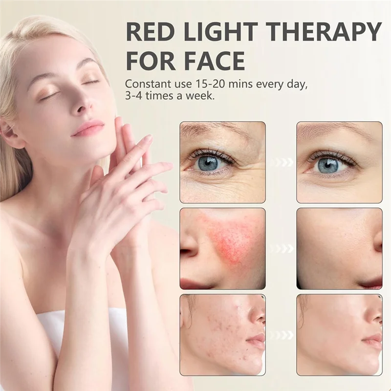 B84B-Red Light Therapy Device With Base, 660Nm Red Light & 850Nm Near Infrared Light Therapy Lamp With Timer, Red Light Lamp
B84B-Red Light Therapy Device With Base, 660Nm Red Light & 850Nm Near Infrared Light Therapy Lamp With Timer, Red Light Lamp
