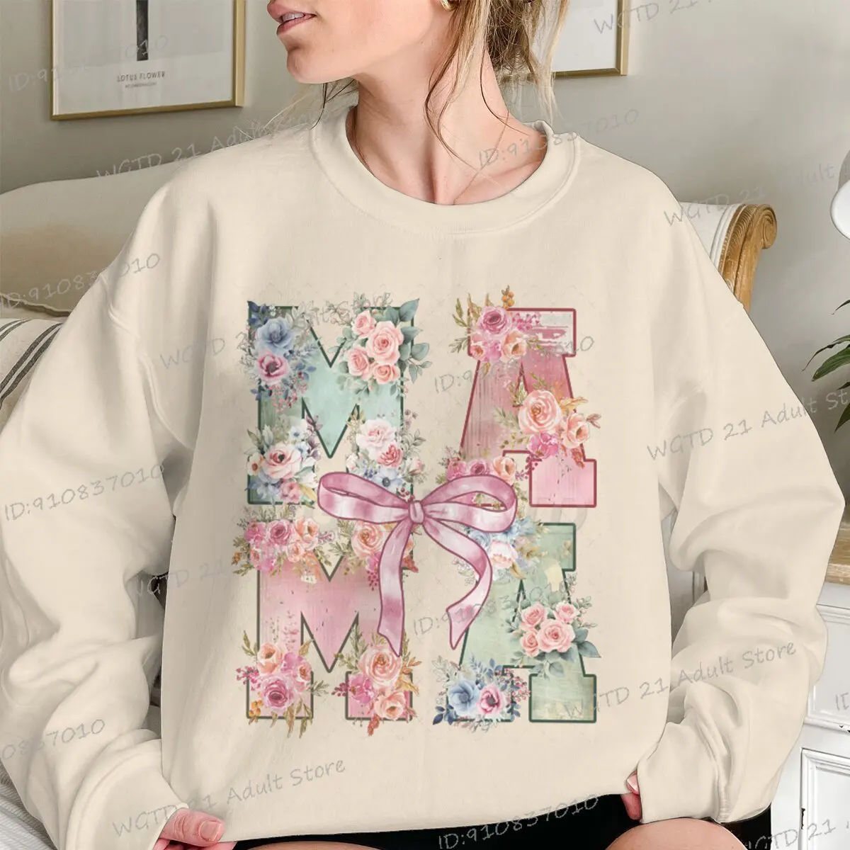 Mama Sweatshirt Coquette Bow Mama Tops Floral Mom Crewneck Sweatshirts Long Sleeve Women Hoodless Pullover Mother's Day Gifts
Mama Sweatshirt Coquette Bow Mama Tops Floral Mom Crewneck Sweatshirts Long Sleeve Women Hoodless Pullover Mother's Day Gifts