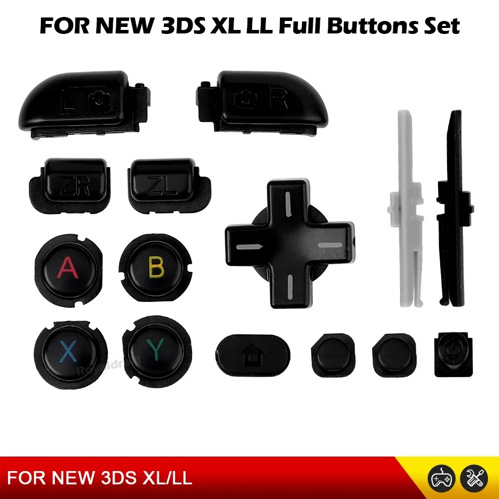 Replacement For NEW 3DS XL LL ABXY Buttons LR ZL ZR HOME Button For 3DS ABXY D-Pad Buttons Gaming Replacement Parts
Replacement For NEW 3DS XL LL ABXY Buttons LR ZL ZR HOME Button For 3DS ABXY D-Pad Buttons Gaming Replacement Parts