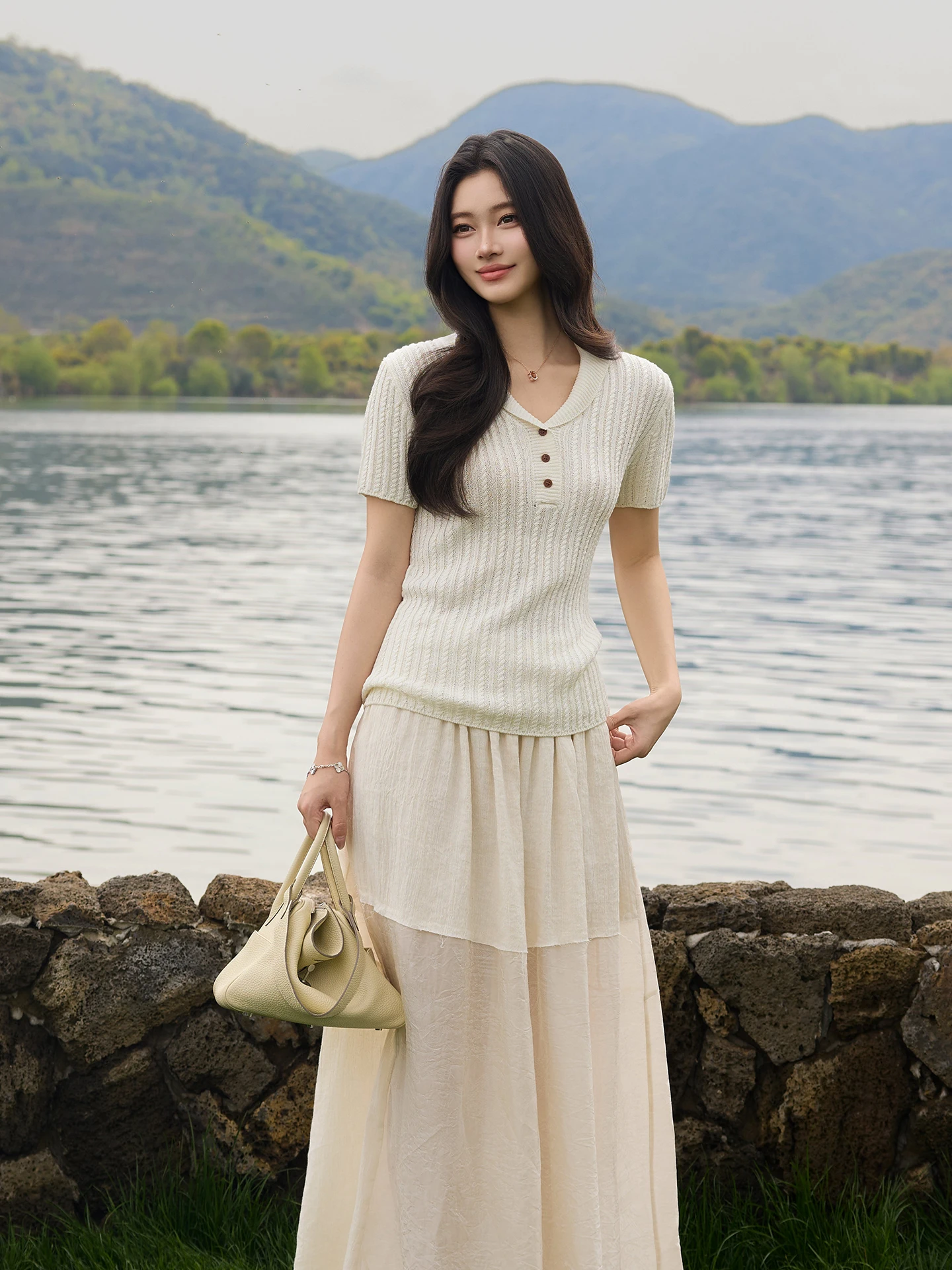 Me Qingguo Knitted T-Shirt Women's Casual Fashion Linen Twist Flower Pattern Breathable Comfortable Short Sleeve Top
Me Qingguo Knitted T-Shirt Women's Casual Fashion Linen Twist Flower Pattern Breathable Comfortable Short Sleeve Top