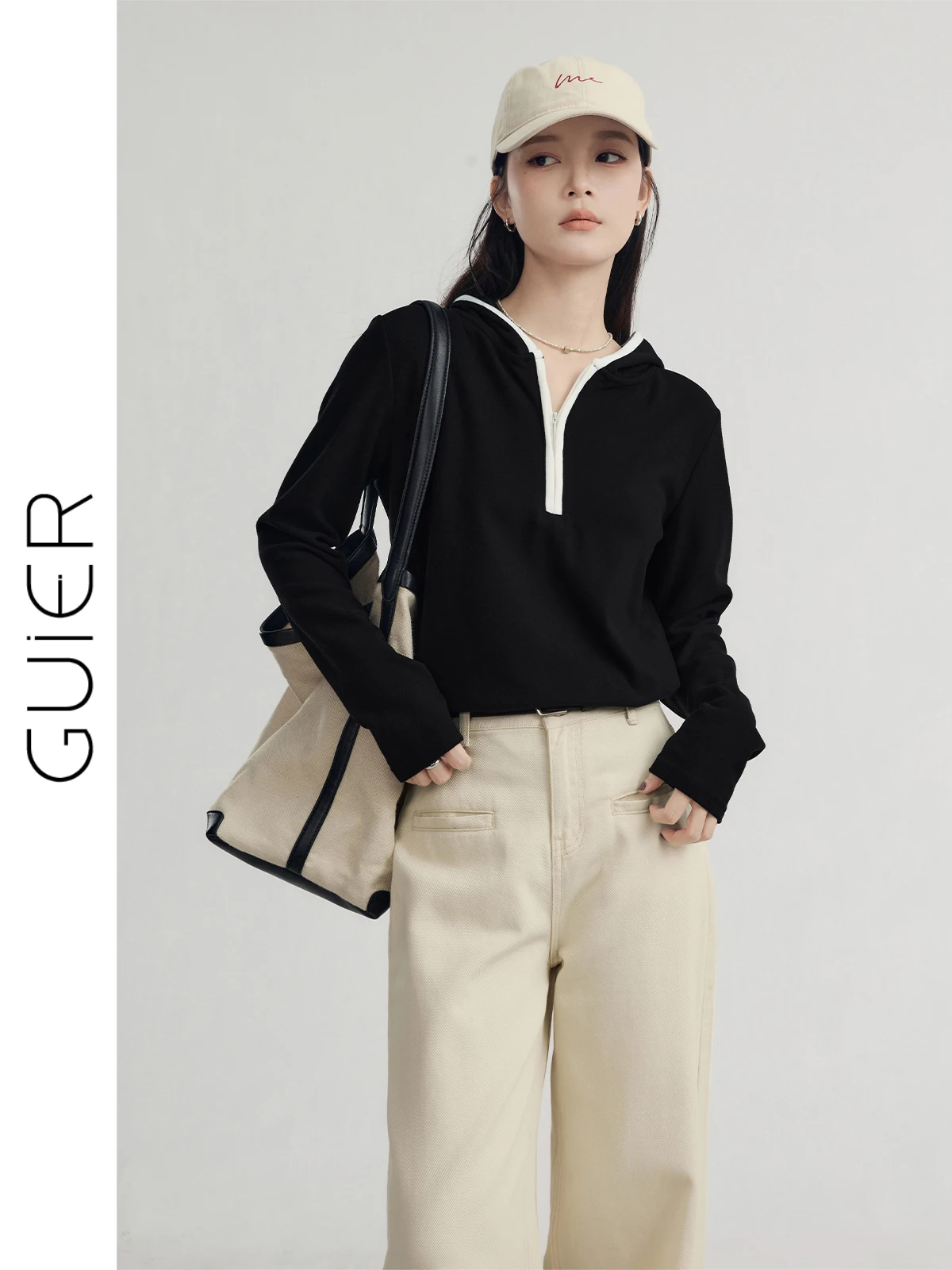 Женская свободная повседневная универсальная толстовка-худи Bla Long Sve с эффектом стройности, весенняя новинка от Gui'er
Женская свободная повседневная универсальная толстовка-худи Bla Long Sve с эффектом стройности, весенняя новинка от Gui'er