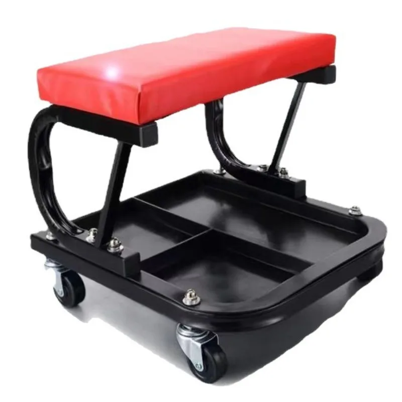 Auto repair special mobile stool with tool tray car repair stool 360 ° universal wheel work stool
Auto repair special mobile stool with tool tray car repair stool 360 ° universal wheel work stool