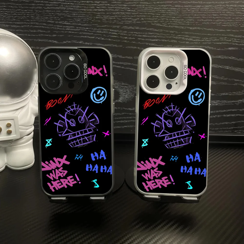 Anime Arcane Jinx Vi Phone Case IMD Color Silver Shell For IPhone 16 15 14 13 12 Pro Max Plus
Anime Arcane Jinx Vi Phone Case IMD Color Silver Shell For IPhone 16 15 14 13 12 Pro Max Plus