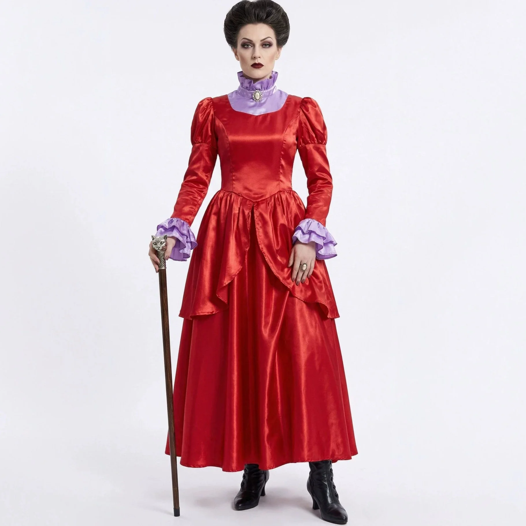 Alice in Wonderland Red Heart Queen Court Long Dress Halloween Queen Cosplay Adult Stage Costume Elegant Traditional Chinese ...
Alice in Wonderland Red Heart Queen Court Long Dress Halloween Queen Cosplay Adult Stage Costume Elegant Traditional Chinese ...