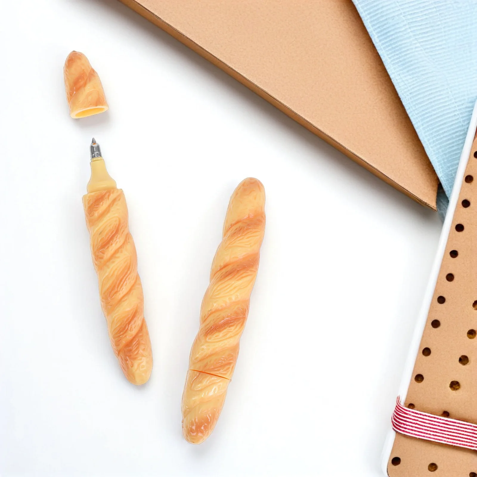 5pcs Realistic Bread Ballpoint Pen Black Ink Portable Lightweight Novelty Food Shaped Writing Office Use Longlasting
5pcs Realistic Bread Ballpoint Pen Black Ink Portable Lightweight Novelty Food Shaped Writing Office Use Longlasting