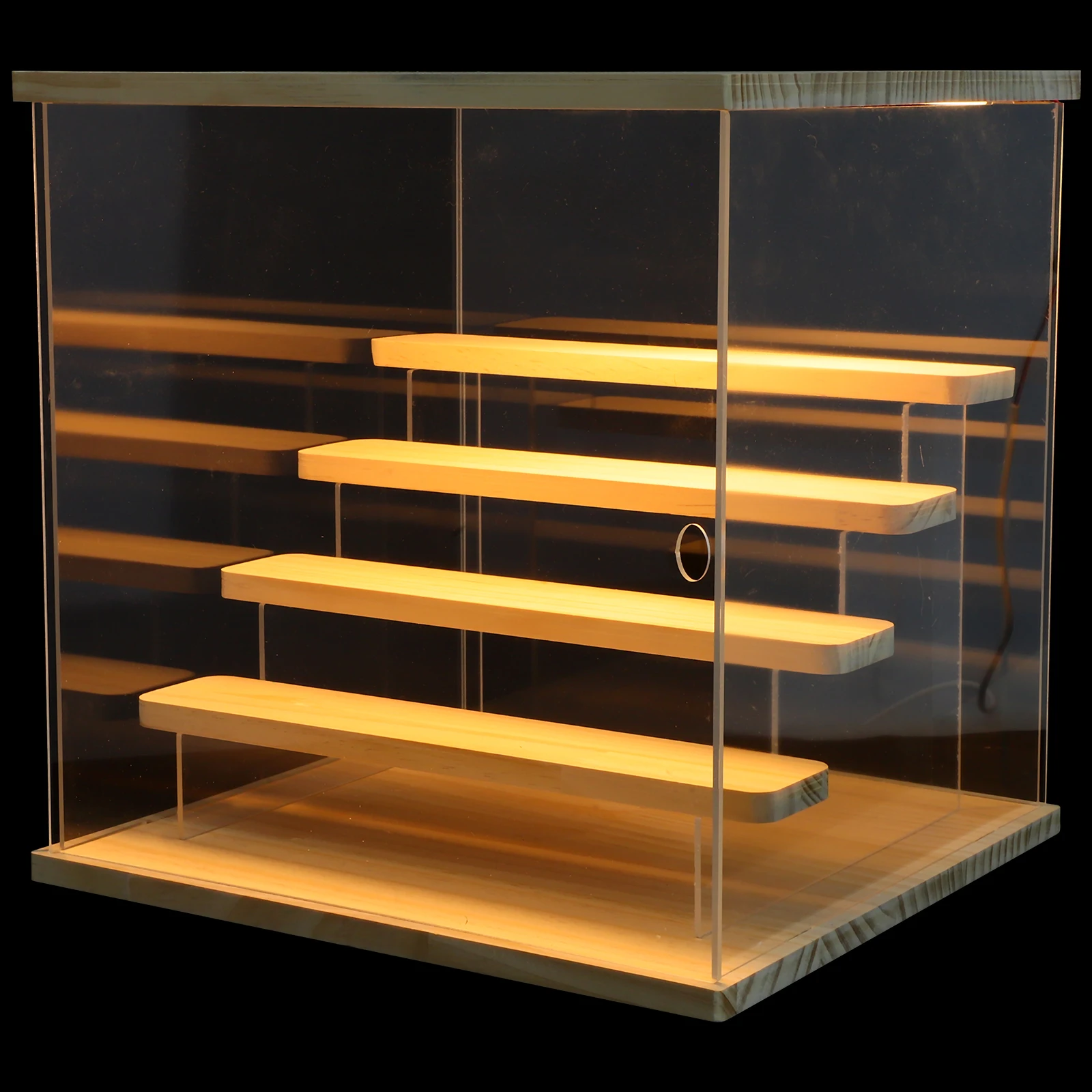 5-Tier Acrylic Display Cabinet Led Lights Transparent Dustproof Showcase Action Figures Collectibles Models Storage Rack Case
5-Tier Acrylic Display Cabinet Led Lights Transparent Dustproof Showcase Action Figures Collectibles Models Storage Rack Case