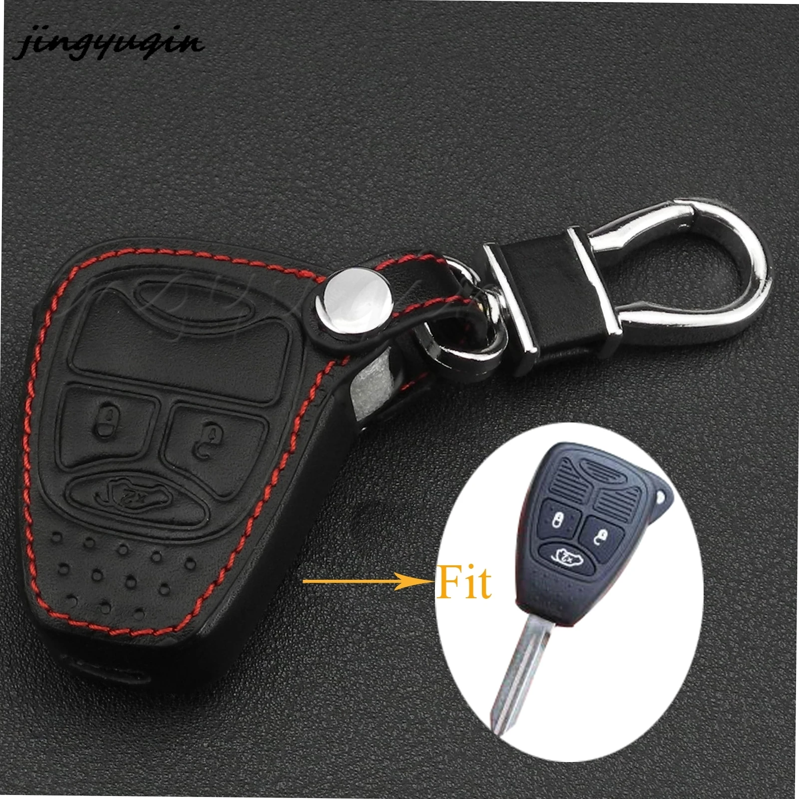 jingyuqin 10pcs 3 Buttons Leather Remote Car key Case Cover For Chrysler Jeep Dodge Ram Caliber Nitro Patriot Pacifica Liberty
jingyuqin 10pcs 3 Buttons Leather Remote Car key Case Cover For Chrysler Jeep Dodge Ram Caliber Nitro Patriot Pacifica Liberty