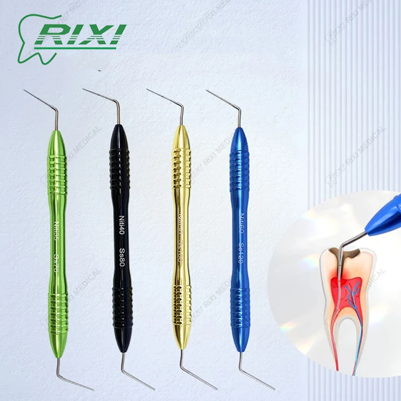 RIXI 1Set Dental Endo Plugger Root Canal Gutta Percha Filler Endodontic DentistTool Dental Vertical Condenser Obturation Plugger
RIXI 1Set Dental Endo Plugger Root Canal Gutta Percha Filler Endodontic DentistTool Dental Vertical Condenser Obturation Plugger