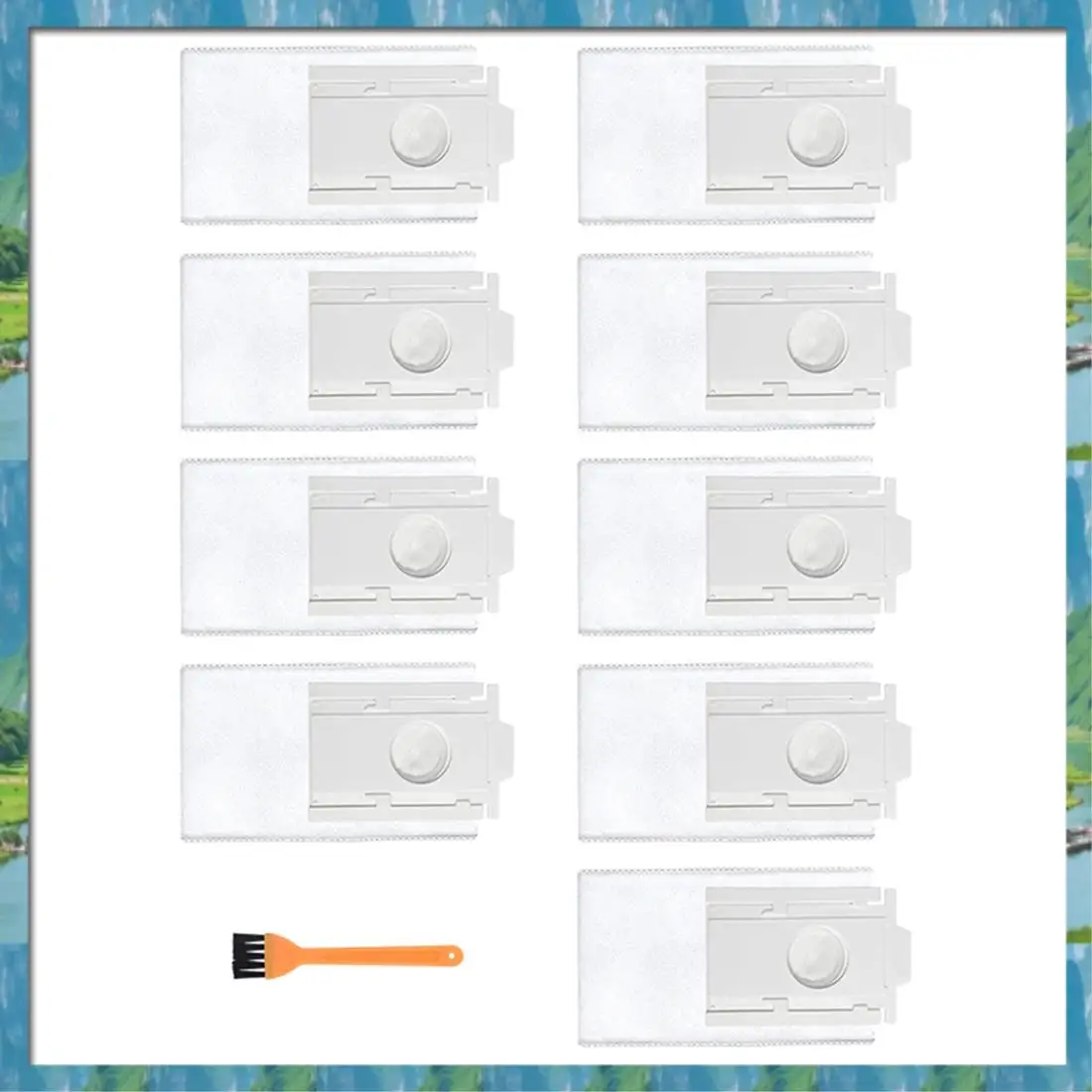 10 шт. мешки для пыли для пылесоса VCA-RDB95 Jet Bot + Jet Bot AI + аксессуары для робота-пылесоса, запчасти 
10 шт. мешки для пыли для пылесоса VCA-RDB95 Jet Bot + Jet Bot AI + аксессуары для робота-пылесоса, запчасти