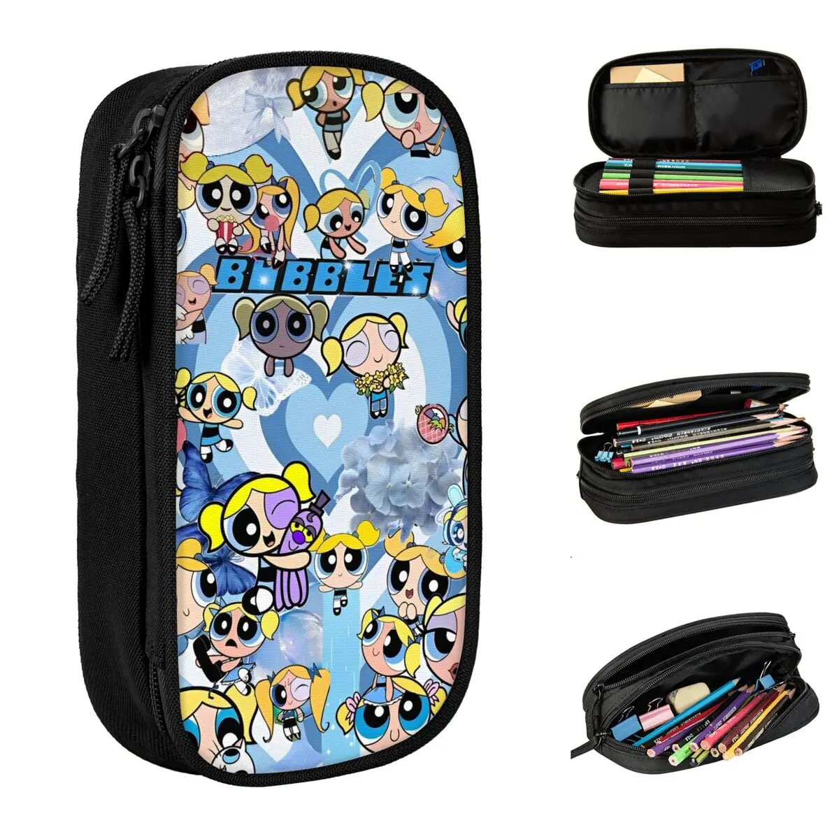 P-PowerPuffs Pencil Case Cute School Pencil Cases Double Layer Boy Girl Cool Large Pencil Pouch Stationery Organizer
P-PowerPuffs Pencil Case Cute School Pencil Cases Double Layer Boy Girl Cool Large Pencil Pouch Stationery Organizer