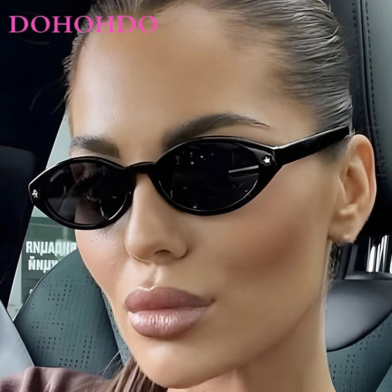 Trend Brand Design Oval Star Decorate Women Sunglasses New Luxury Men Classic Eyewear Outdoor Travel Shade Female Sunglass UV400
Trend Brand Design Oval Star Decorate Women Sunglasses New Luxury Men Classic Eyewear Outdoor Travel Shade Female Sunglass UV400