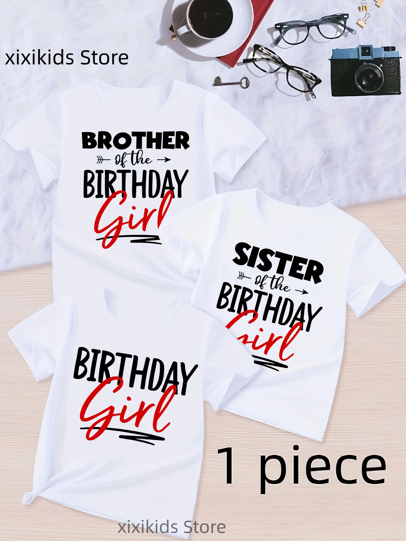 Birthday Girl Letter Printed White T Shirt Girls Brother/Sister Of The Birthday Boy Family Matching T-Shirt Kawaii Kids Clothes
Birthday Girl Letter Printed White T Shirt Girls Brother/Sister Of The Birthday Boy Family Matching T-Shirt Kawaii Kids Clothes