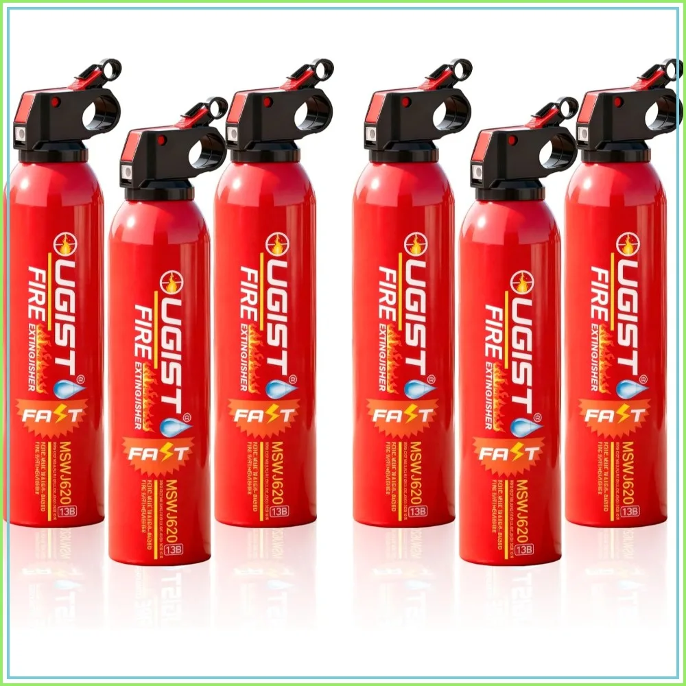 Small Portable Fire Extinguisher 6-Pack, 21oz Each, Water-Based for Home Kitchen Vehicle Camping, Quick Emergency Response, Prevents Re-Ignition
Small Portable Fire Extinguisher 6-Pack, 21oz Each, Water-Based for Home Kitchen Vehicle Camping, Quick Emergency Response, Prevents Re-Ignition
