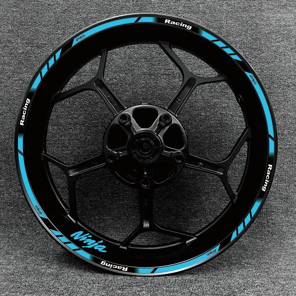 Motorcycle front and rear wheels Edge 17-inch front aOuter Rim Sticker Reflective Stripe Wheel Decals ForApply to Kawasaki NINJA
Motorcycle front and rear wheels Edge 17-inch front aOuter Rim Sticker Reflective Stripe Wheel Decals ForApply to Kawasaki NINJA