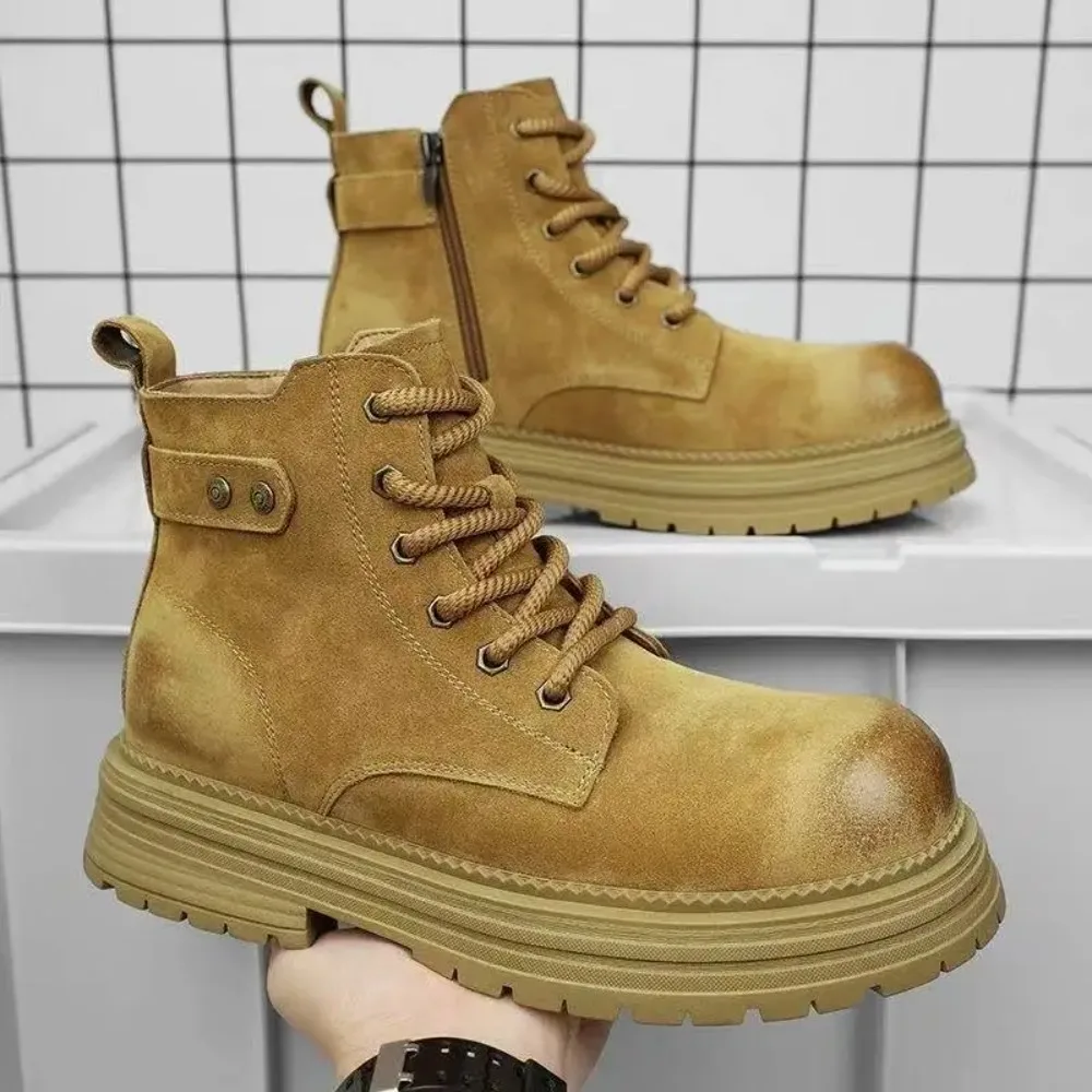 2026 Сапоги на шнуровке на прочной подошве, подходящие для мужской повседневной носки и удобного активного отдыха.
2026 Сапоги на шнуровке на прочной подошве, подходящие для мужской повседневной носки и удобного активного отдыха.