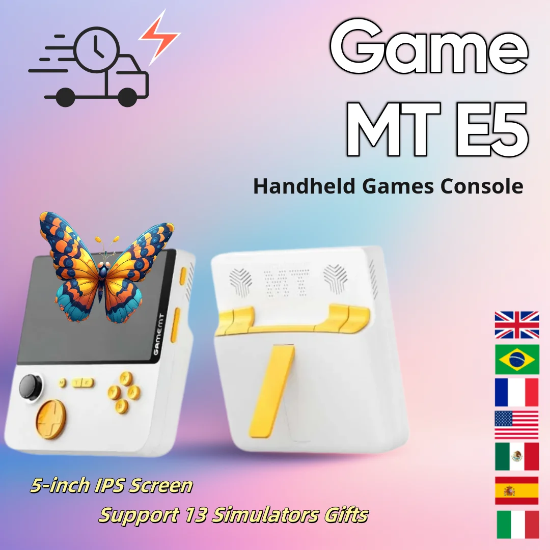E5 Handheld Games Console Video Game Consoles 6000mAh Power Bank 22w Fast Charging 5-inch IPS Screen Support 13 Simulators Gifts
E5 Handheld Games Console Video Game Consoles 6000mAh Power Bank 22w Fast Charging 5-inch IPS Screen Support 13 Simulators Gifts