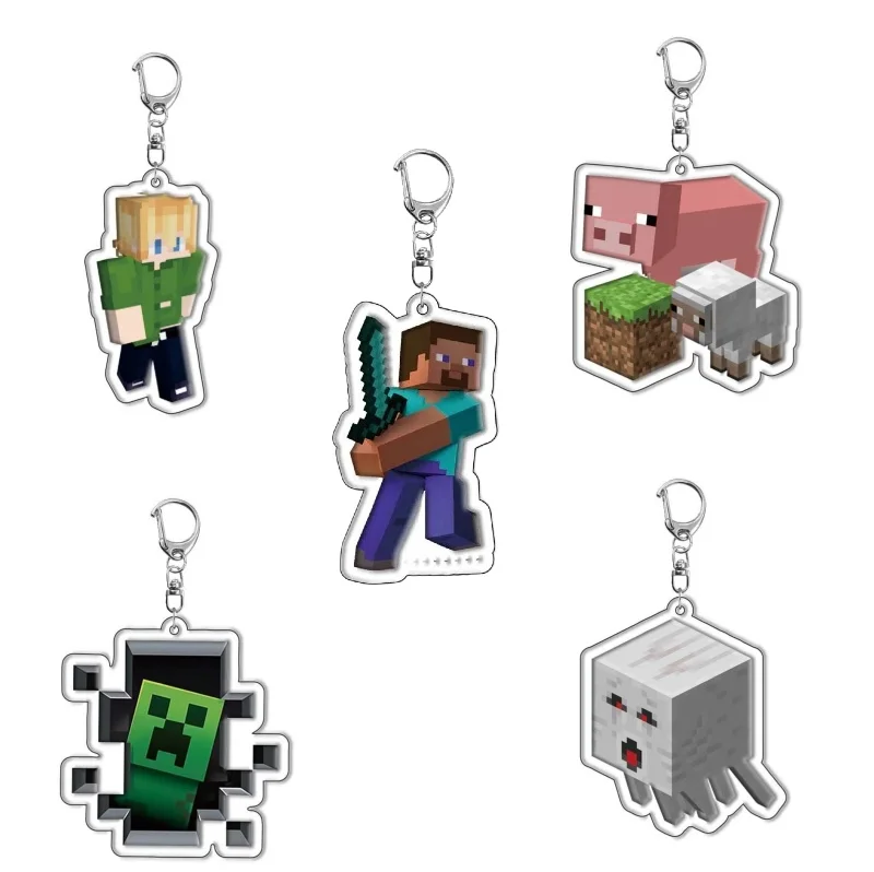 Block World Acrylic Keychain Pixel World Pendant Hero Keyring Cubic Explorer Charm Craft Game Related Kingrings New Collection
Block World Acrylic Keychain Pixel World Pendant Hero Keyring Cubic Explorer Charm Craft Game Related Kingrings New Collection