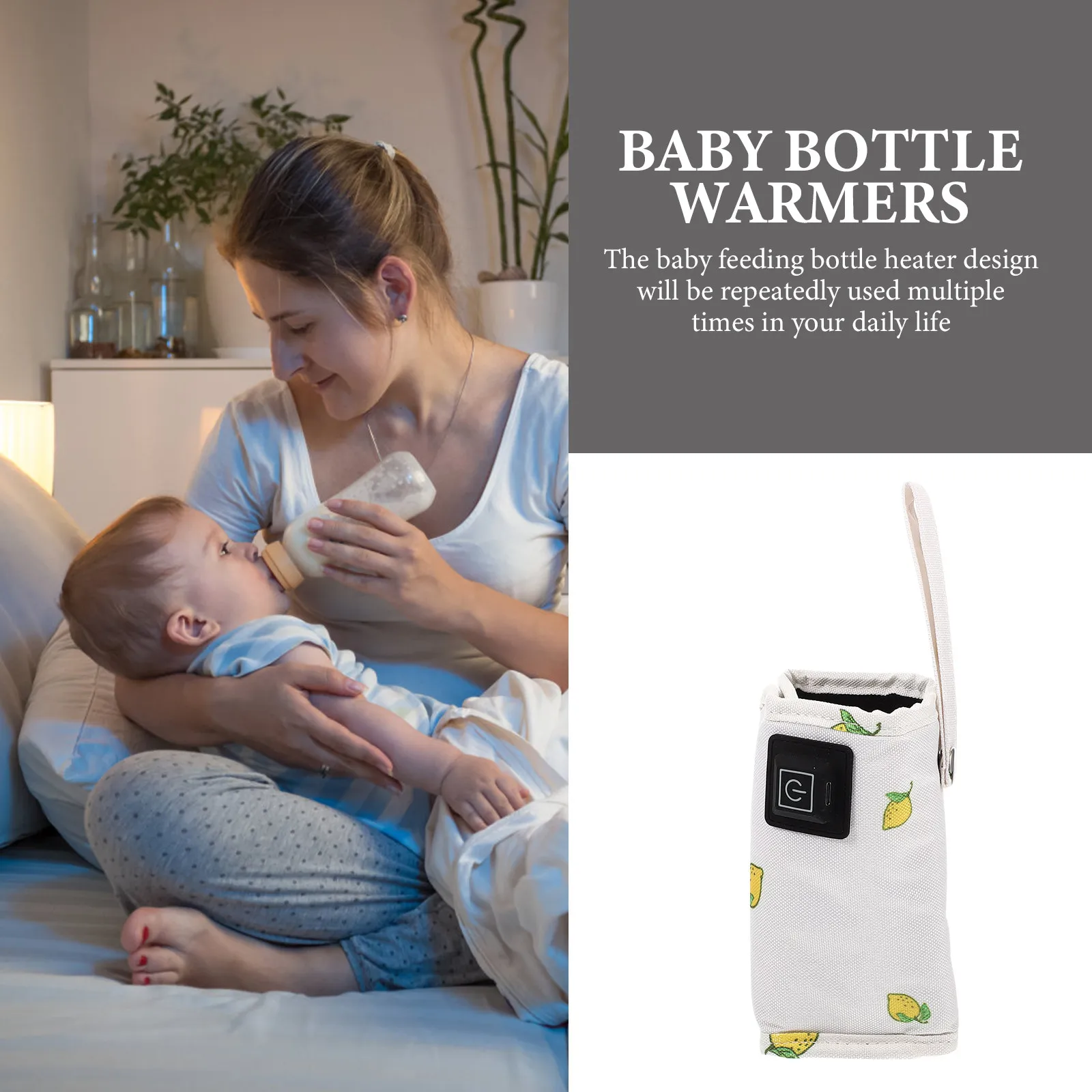 USB Heated Cover Portable Feeding Bottle Outdoor Warmer For Baby Bottle Travel Warmer Reusable Milk Protector Wrap
USB Heated Cover Portable Feeding Bottle Outdoor Warmer For Baby Bottle Travel Warmer Reusable Milk Protector Wrap