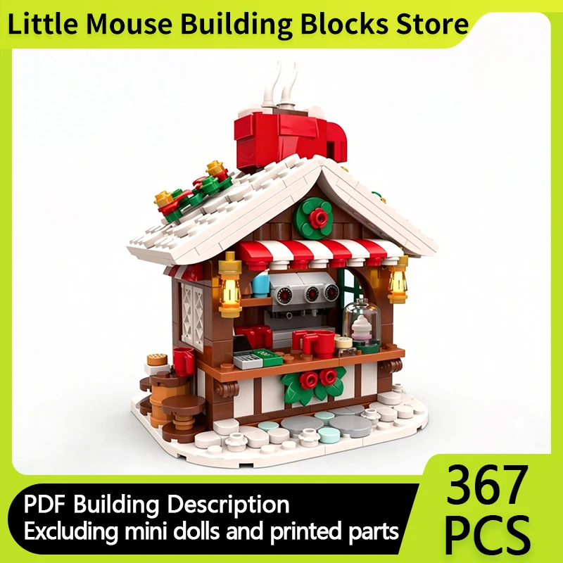 Street View Model MOC Building Bricks Christmas Hot Drinks Stall Coffee Modular Technology Gifts Holiday Assemble Children Toys
Street View Model MOC Building Bricks Christmas Hot Drinks Stall Coffee Modular Technology Gifts Holiday Assemble Children Toys