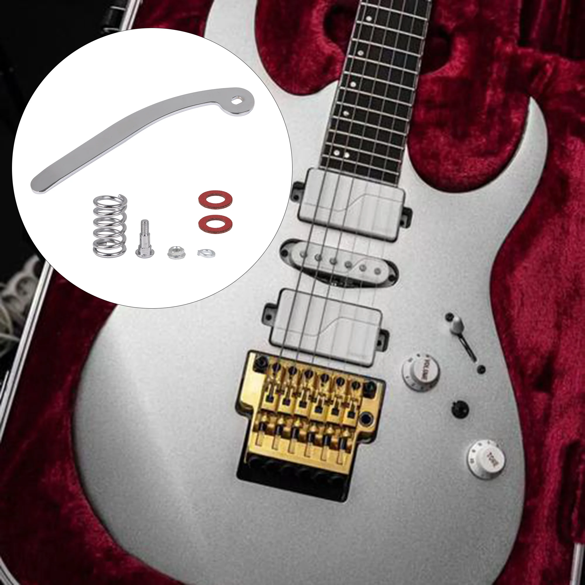 Yibuy Vibrato Bridge Tremolo System Arm Whammy Bar for Electric Guitar Silver
Yibuy Vibrato Bridge Tremolo System Arm Whammy Bar for Electric Guitar Silver