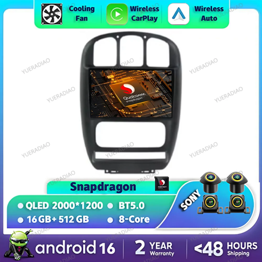 Android 16 Car Radio For Dodge Caravan 4 Chrysler Voyager RG RS Town 2000 - 2007 Multimedia Video Player QLED Head Unit GPS NAVI
Android 16 Car Radio For Dodge Caravan 4 Chrysler Voyager RG RS Town 2000 - 2007 Multimedia Video Player QLED Head Unit GPS NAVI