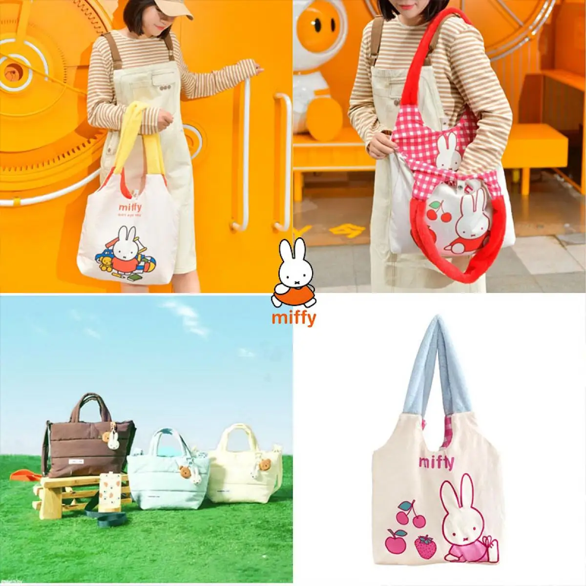 Miffy Rabbit Kawaii Cartoon Single-Shoulder Crossbody Bag Cute Anime Single-Shoulder Handbag Sweet Girls Down Cotton Tote Bag
Miffy Rabbit Kawaii Cartoon Single-Shoulder Crossbody Bag Cute Anime Single-Shoulder Handbag Sweet Girls Down Cotton Tote Bag