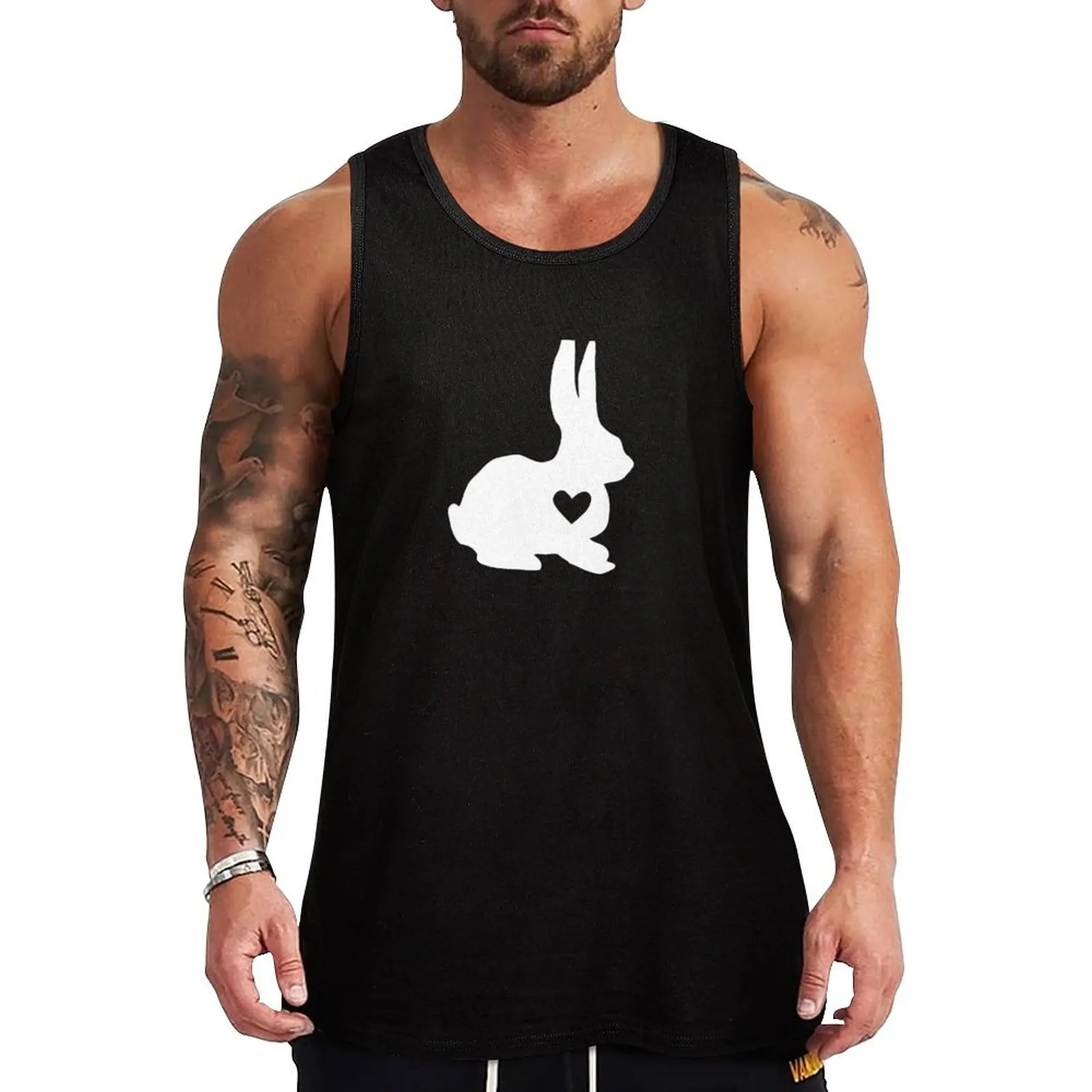 Heart of Gold Bunny Silhouette Tank Top Man clothes for gym cool things sports clothes for men sports suits
Heart of Gold Bunny Silhouette Tank Top Man clothes for gym cool things sports clothes for men sports suits
