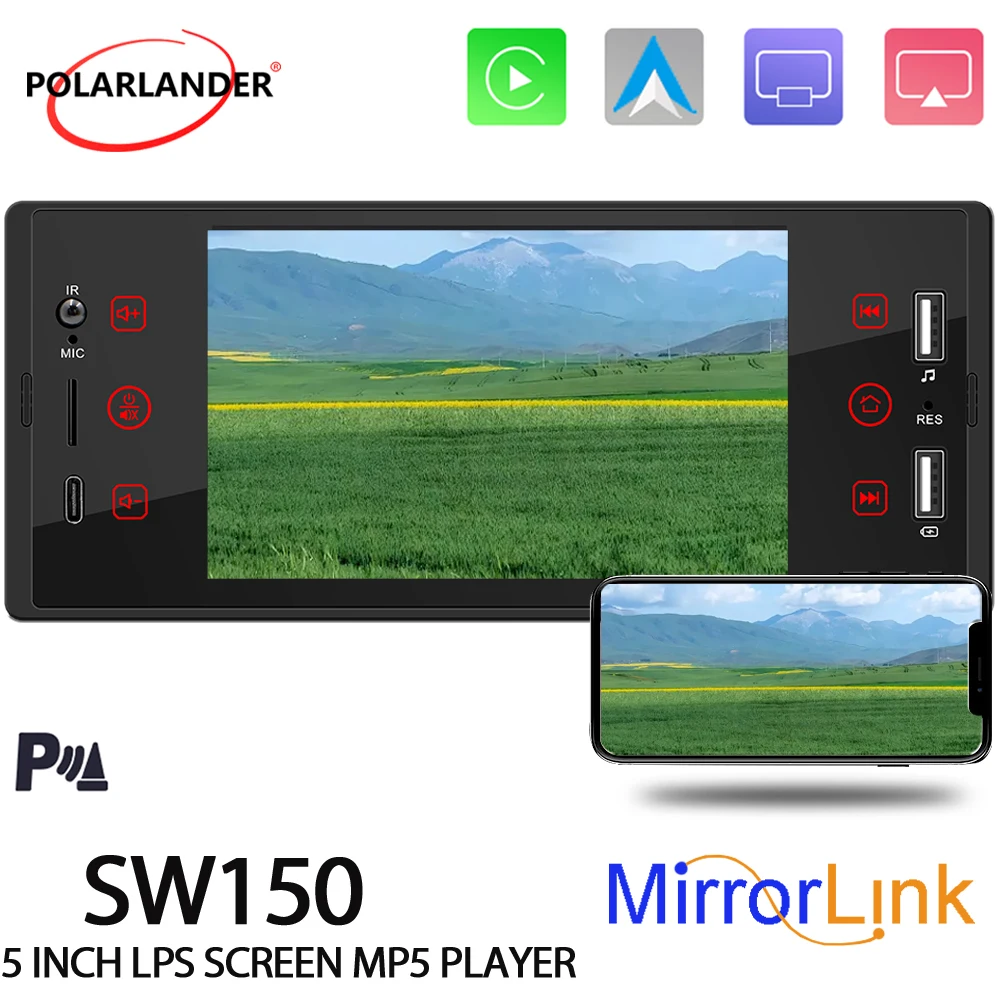 SW150 5-inch car radio multimedia MP5 player HD USB radio MP5 player
SW150 5-inch car radio multimedia MP5 player HD USB radio MP5 player