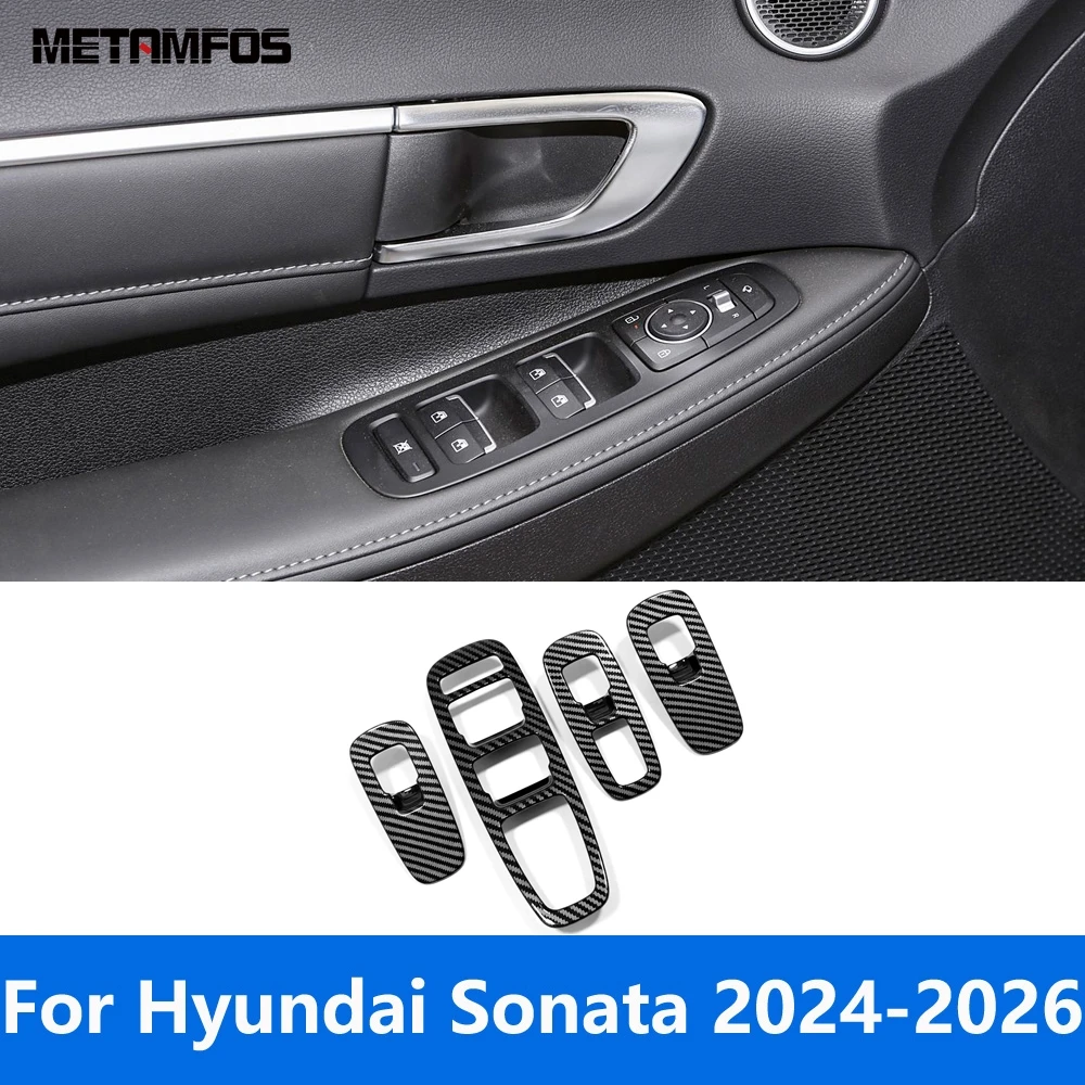 Window Lift Switch Cover Trim For Hyundai Sonata 2024 2025 2026 Carbon Fiber Inside Door Armrest Frame Accessories Car Styling
Window Lift Switch Cover Trim For Hyundai Sonata 2024 2025 2026 Carbon Fiber Inside Door Armrest Frame Accessories Car Styling