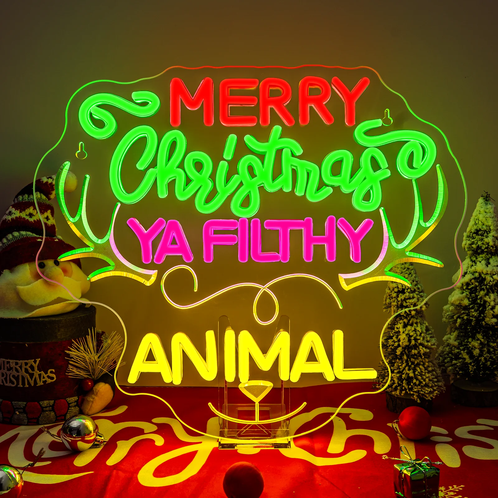 Reindeer Christmas Neon Sign for Wall Decor Window Lights Christmas Deer Neon Sign for Bedroom Living Room Home Party Decoration
Reindeer Christmas Neon Sign for Wall Decor Window Lights Christmas Deer Neon Sign for Bedroom Living Room Home Party Decoration