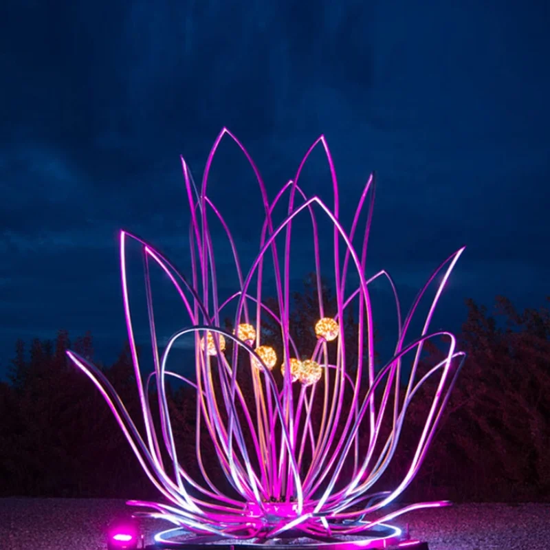 LED Modeling Lights Color-changing Large Orchid Lights Outdoor Waterproof square Park Cultural Tour Landscape Lights
LED Modeling Lights Color-changing Large Orchid Lights Outdoor Waterproof square Park Cultural Tour Landscape Lights