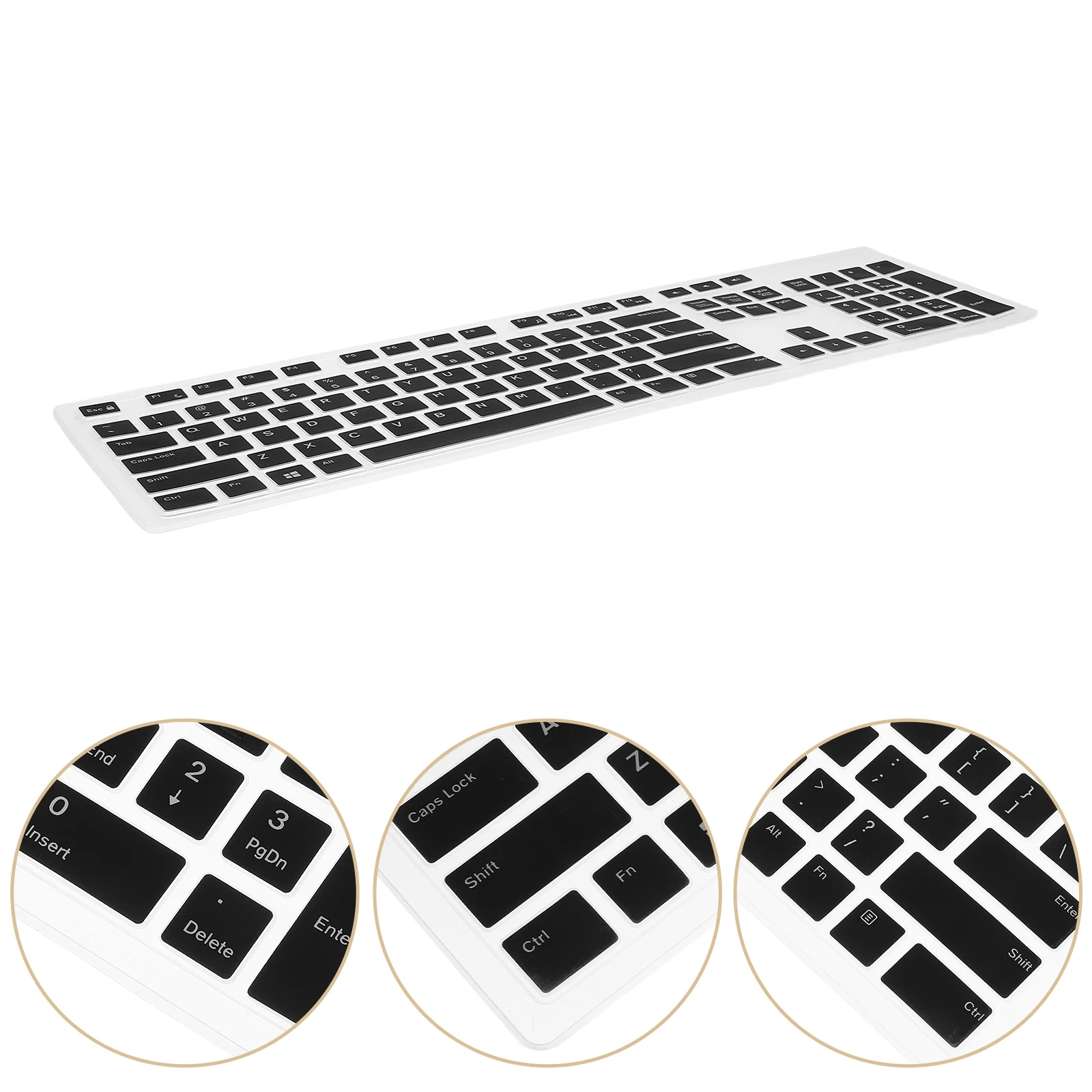 Silicone Keyboard Cover for Kb216 Wired Keyboard Anti Dust Leak Proof 1: Us Layout Black Practical Protection Cover
Silicone Keyboard Cover for Kb216 Wired Keyboard Anti Dust Leak Proof 1: Us Layout Black Practical Protection Cover